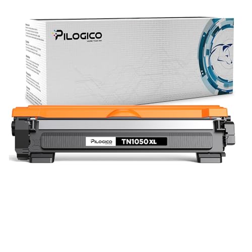Pilogico Toner Compatibile Con Brother Tn-1050 Xl Tn1050Xl Per Stampante Brother Dcp-1510 Dcp-1512 Dcp-1612W Dcp-1610W Dcp-1616Nw Hl-1210W Hl-1110 Hl-