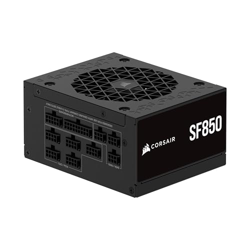 Corsair Sf850 (2024) Alimentatore Atx Completamente Modulare A Basso Rumore 80 Plus Platinum – Conforme Atx 3.1 – Predisposto Per Pcie 5.1 – Staffa Sf