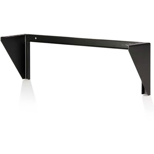 Startech.Com Staffa A Parete 2U 19" Per Pannello Patch Verticale - Staffa Per Montaggio A Rack In Acciaio Con Hardware Per Apparecchiature Di Rete, Se