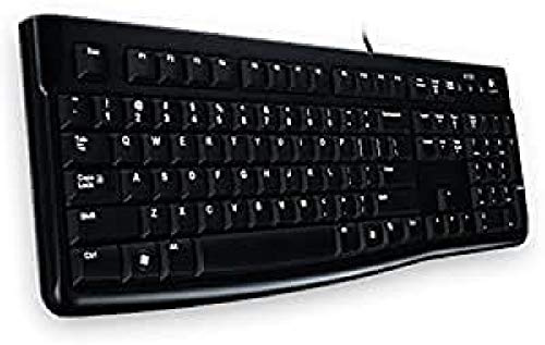 Logitech K120 Tastiera Cablata Business Per Windows/Linux, Layout Lituano Qwerty, Nero
