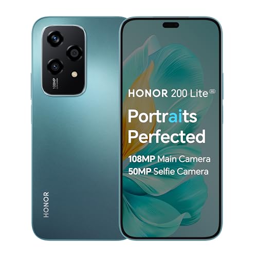 Honor 200 Lite 5G 8Gb/256Gb Verde (Ciano Lago) Doppia Sim
