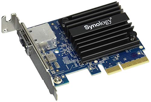 Synology E10G18-T1 - Adattatore Di Rete - Pcie 3.0 X4 Basso Profilo - 10Gb Ethernet X 1 - Per Disk Station Ds1618, Rackstation Rs1219, Rs2418, Rs2818,