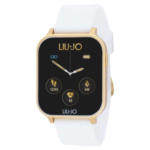 Orologio Unisex Smartwatch Voice Energy Gold Cinturino Bianco Liu Jo