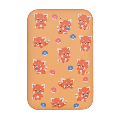 Wondee Mr Wonderful - Caricabatterie Portatile, Batteria Esterna Da 10.000 Mah, Divertente Panda Roux Con 3 Porte [2Usb E 1 Usb C] Powerbank Compatibi