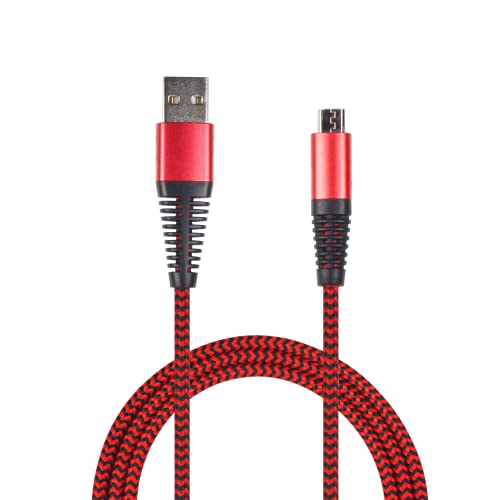 Carstyling Xxl 2Go Cavo Dati Usb - Rosso/Micro Usb, 1 M ~ Spedizione Veloce Entro 24 Ore ~