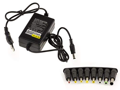 Kalea-Informatique Alimentatore Da 220V A 12V Dc 2A Fornito Con 8 Terminali Adattabili