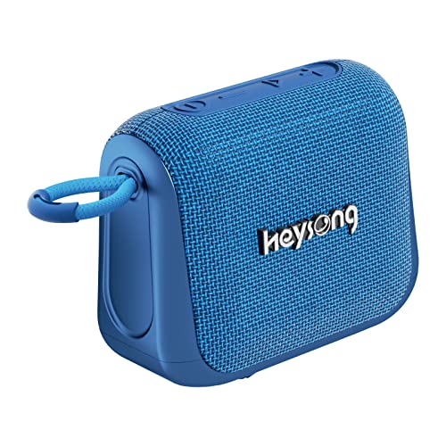 Heysong Kleine Musikbox, Soundbox Bluetooth Lautsprecher Kabellose Portabler Ipx7 Wasserdichte Mit Praktischem Karabiner, 24H Akku, Tragbare Gerã¤Te, 