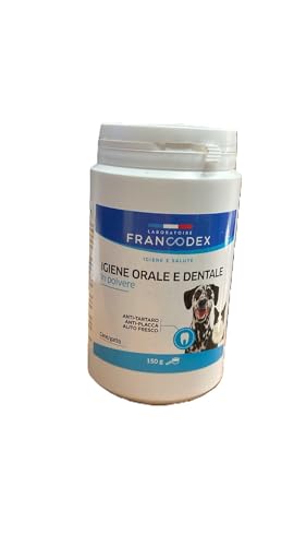 Dentifricio In Polvere Francodex Per Cane E Gatto. 150Gr