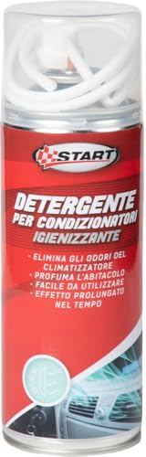 Spray Detergente Per Condizionatori Auto 400 Ml Con Cannuccia Igienizzante Ed Elimina Odori