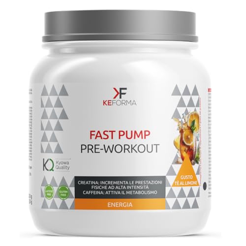 Keforma Fast Pump Pre-Workout 420 Gr Tè Al Limone