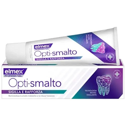 Elmex Opti-Smalto - Dentifricio Sigilla E Rafforza, 75Ml