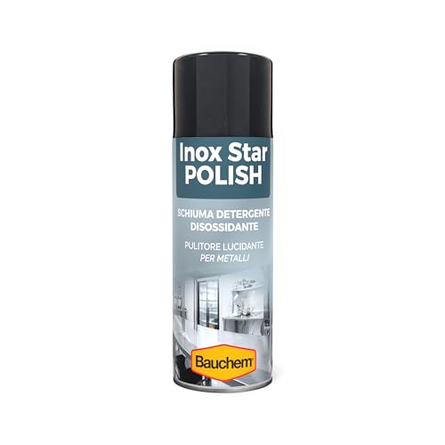 Bauchem Inox Star Polish Schiuma Detergente Disossidante Lucidante 400 Ml