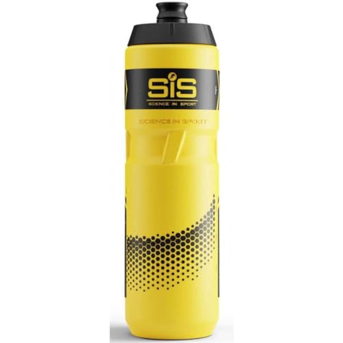 Science In Sport Sis Borraccia Sportiva Gialla, Borraccia In Plastica, Logo Nero, Colore Giallo, 700 Ml