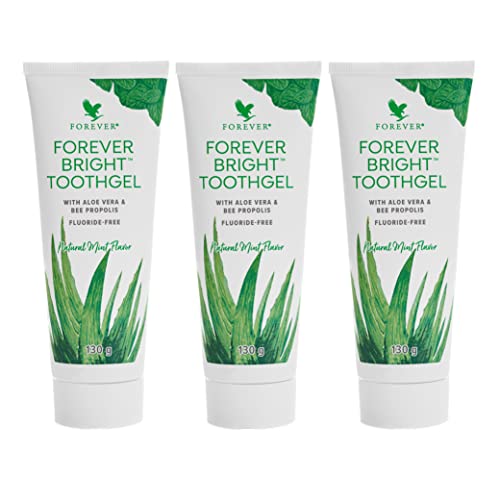 Forever Toothgel - Dentifricio Con Aloe Vera - Pacchetto Di 3 Prodotti