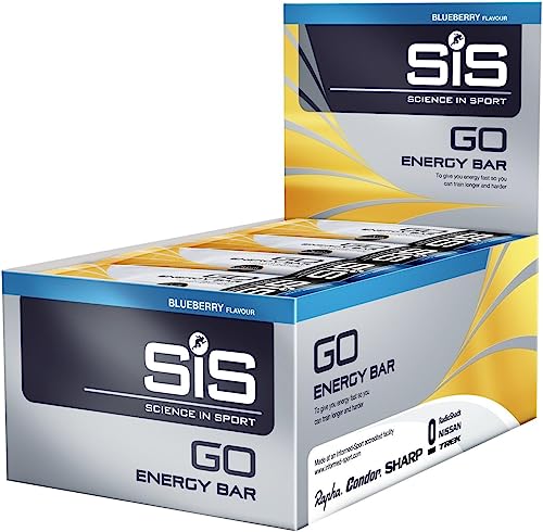 Science In Sport Sis Go Energy Barretta Energetica, Gusto Mela E Mirtillo - Confezione Da 30 X 40G