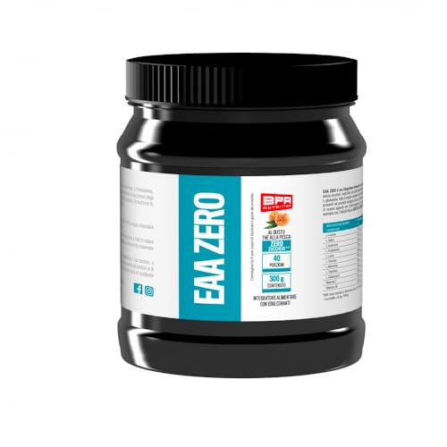 Bprnutrition Eaa Zero Gusto Te' Alla Pesca - Amminoacidi Essenziali In Polvere Con Aggiunta Di L-Glutammina, Tutti Di Origine Vegetale Da Fermentazion