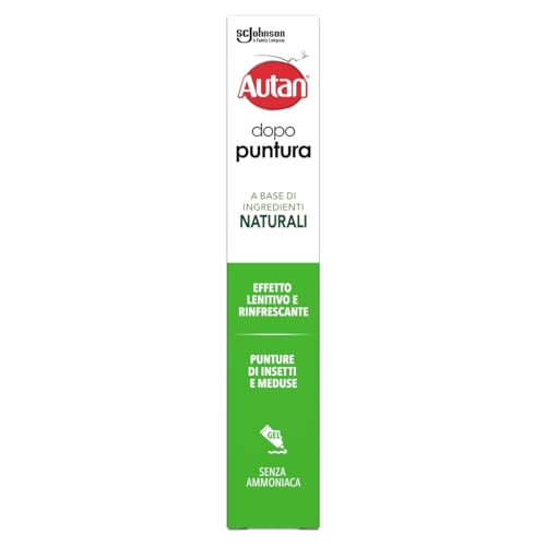 Autan Organic Dopopuntura Naturale Antizanzare, Gel Per Un Sollievo Immediato, Efficace Contro Le Cimici Da Letto, 1 Confezione Da 20 Ml
