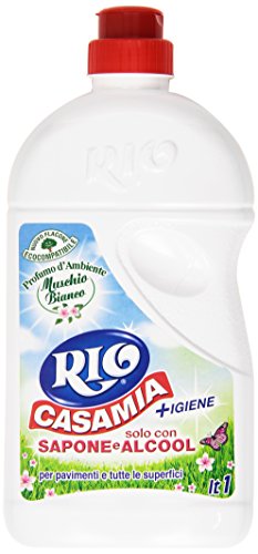 Rio - Detergente Igienizzante Per Superfici Dure, Solo Con Sapone E Alcool, 1000 Ml