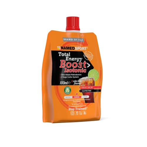 Namedsport Total Energy Boost Isotonic Cola Lime 100 Ml - Mix Energetico In Forma Liquida A Base Di Maltodestrine A Rilascio Differenziato (D.E.: 9,19