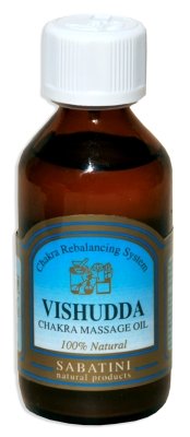 Vishudda 5° Chakra Body Massage Oil 100Ml - The Chakra Rebalancing System - Fiore D'Oriente