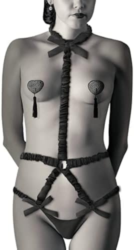 Coquette Lingerie Set Con Pezoneras Deluxe