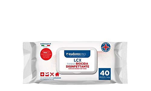 Salvietta Lcx Biocida Disinfettante X Superfici Cf. X 40 Pezzi