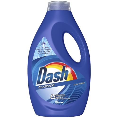 Dash Detersivo Liquido Lavatrice, Classico, 58 Lavaggi 2900 Ml