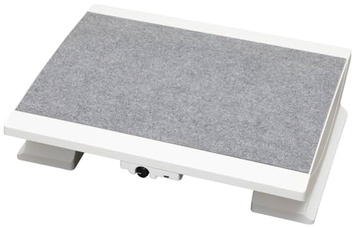 Maul 9025002 Maulpro Fußstütze (B X T) 45Cm X 39Cm Beheizt, Höhenverstellbar Bianco