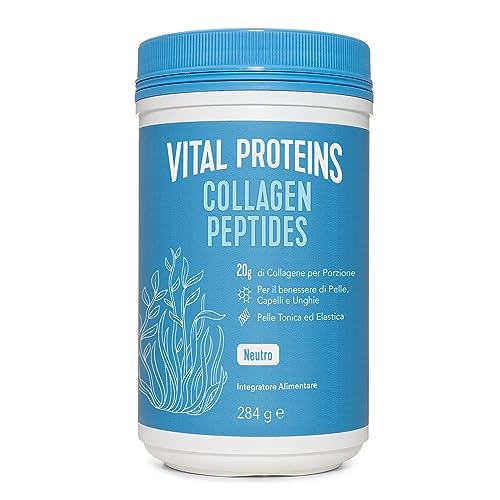 Vital Proteins Collagen Peptides - Collagene Idrolizzato – Collagene In Polvere - 20G Per Porzione – Non Aromatizzato – Barattolo Da 284G