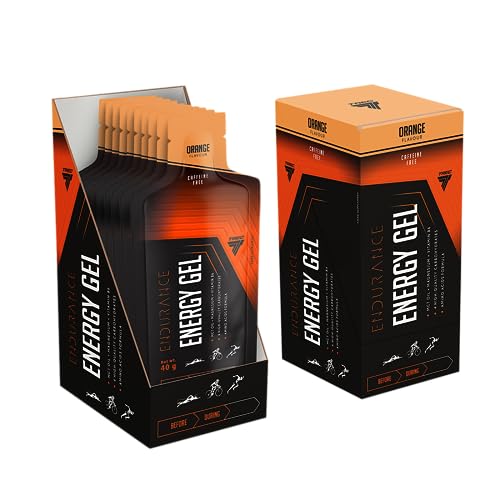 Trec Nutriotn Energy Gel 10 Gel Da 40 Gr Gusto Arancia Gel Energizzanti Senza Caffeina