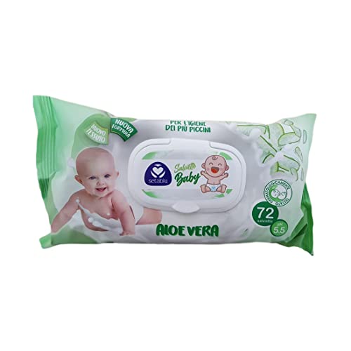 Lingettes Baby Aloe Vera 72Pc