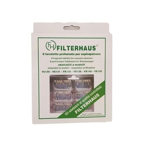 Filteraus Kit 6 Profumini Compatibile Folletto Vorwerk Vk135