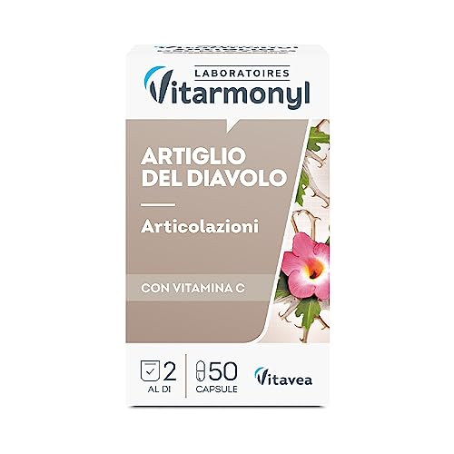 Vitarmonyl - Artiglio Del Diavolo - Integratore Alimentare Per Il Benessere Delle Articolazioni - Arricchito Con Vitamina C Per Una Normale Funzione D