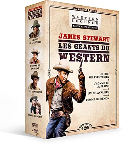 Coffret James Stewart N°2-Les Géants Du Western : Femme Ou Démon + Je Suis Un Aventurier + L'Homme De La Plaine + Les 2 Cavaliers