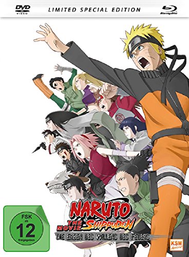 Naruto Shippuden - Die Erben Des Willens Des Feuers - The Movie 3 Mediabook [Dvd + Blu-Ray] [Special Edition]