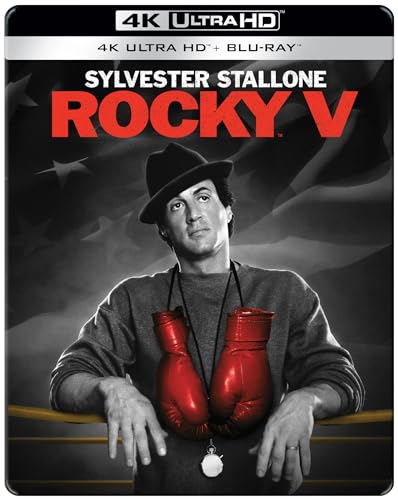 Rocky V Steelbook [4K Ultra Hd] [1990] [Blu-Ray] [Region Free]