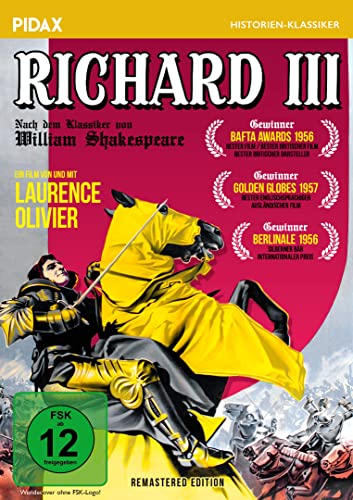 Richard Iii - Remastered Edition / Preisgekröntes Königsdrama Mit Starbesetzung (Pidax Historien-Klassiker)