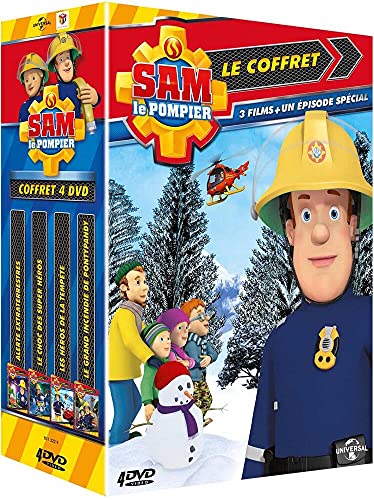 Coffret Sam Le Pompier 4 Films