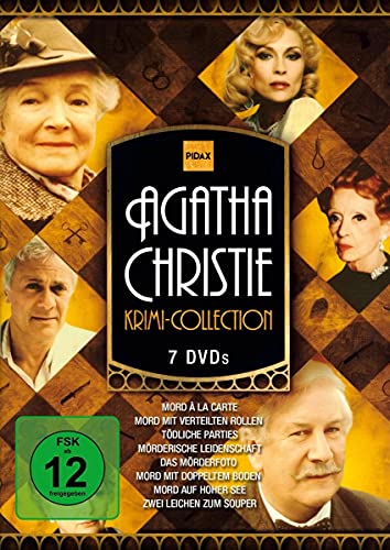 Agatha Christie Krimi-Collection / Acht Spannende Agatha Christie-Krimis Mit Starbesetzung (Pidax Film-Klassiker) [7 Dvds]