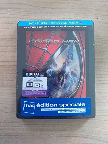 The Amazing Spider-Man : Le Destin D'Un Héros Combo Blu-Ray + Dvd Edition Limitée Steelbook Fnac Inclus La Masterclass De De Jamie Foxx Et Marc Webb