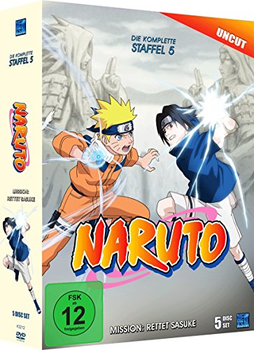 Naruto, Staffel 5: Mission: Rettet Sasuke (Episoden 107-135, Uncut) [5 Dvds]