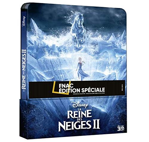 La Reine Des Neiges 2 (2019) - Blu-Ray 2D + 3D Édition Limitée - Boîtier Steelbook