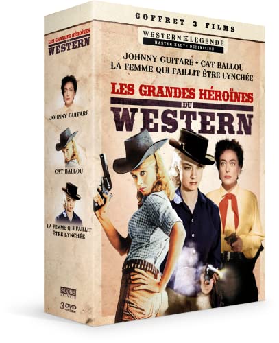 Grandes Héroïnes Du Western-Coffret 3 Films : Johnny Guitare + Cat Ballou + La Femme Qui Faillit Être Lynchée
