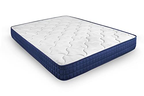 Hogar24 Es Viscoelastico, Memory Foam, Bianco, 105 X 190 Cm, 105X190