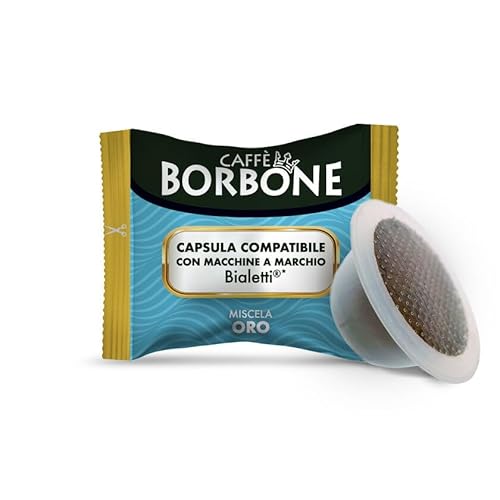 Caffè Borbone Miscela Oro - 100 Capsule - Compatibili Con Macchine A Marchio Bialetti*