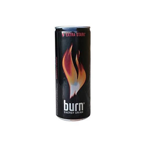 Burn Original – 1 Lattina Da 250 Ml, Energy Drink Dal Sapore Delicato E Rinfrescante, Lattina 100% Riciclabile, Bevanda Analcolica Energetica Con Caff