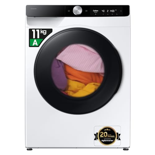 Samsung Lavasciuga Ai Control Wd11Dg6B85Bku3, 11+6 Kg, Ecodosatore, Vapore Igienizzante, Ecolavaggio Rapido 39', Carica Frontale, 60L X 85H X 60P Cm