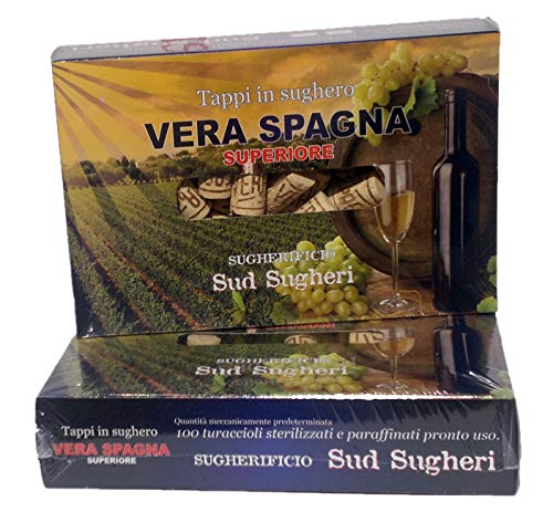 Tappo Sughero Super Extra Pz.100 24X40 Xtra [Xtra Bianco ]