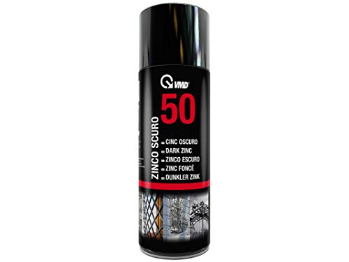Vmd 50 Smalto Spay Zincante Zinco Scuro Bomboletta 400 Ml Ottima Protezione Made In Italy