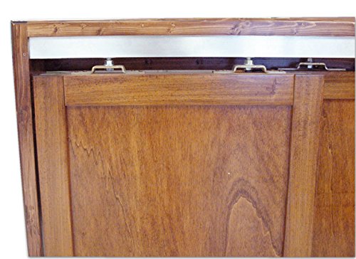 Binario 150Cm - Portata 40Kg - Per Porta Scorrevole Binari A Scomparsa Scrigno